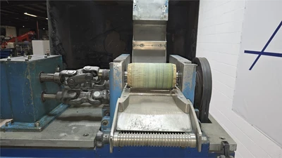 6" Accrapak Strand Pelletizer, Model 750-6, 7.5 HP