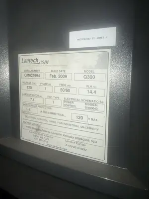 LANTECH MODEL #Q300 PALLET WRAPPER: YOBRO #25268