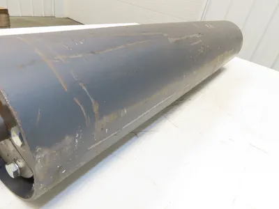 6"x 29"W Crowned Conveyor Take-up/Tail Pulley 1-3/16" Shaft QD Bushed