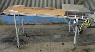 SPC8899  Conveyor Griffin & Company belt conveyor Stainless Steel, 48" wide x 13'-0" long