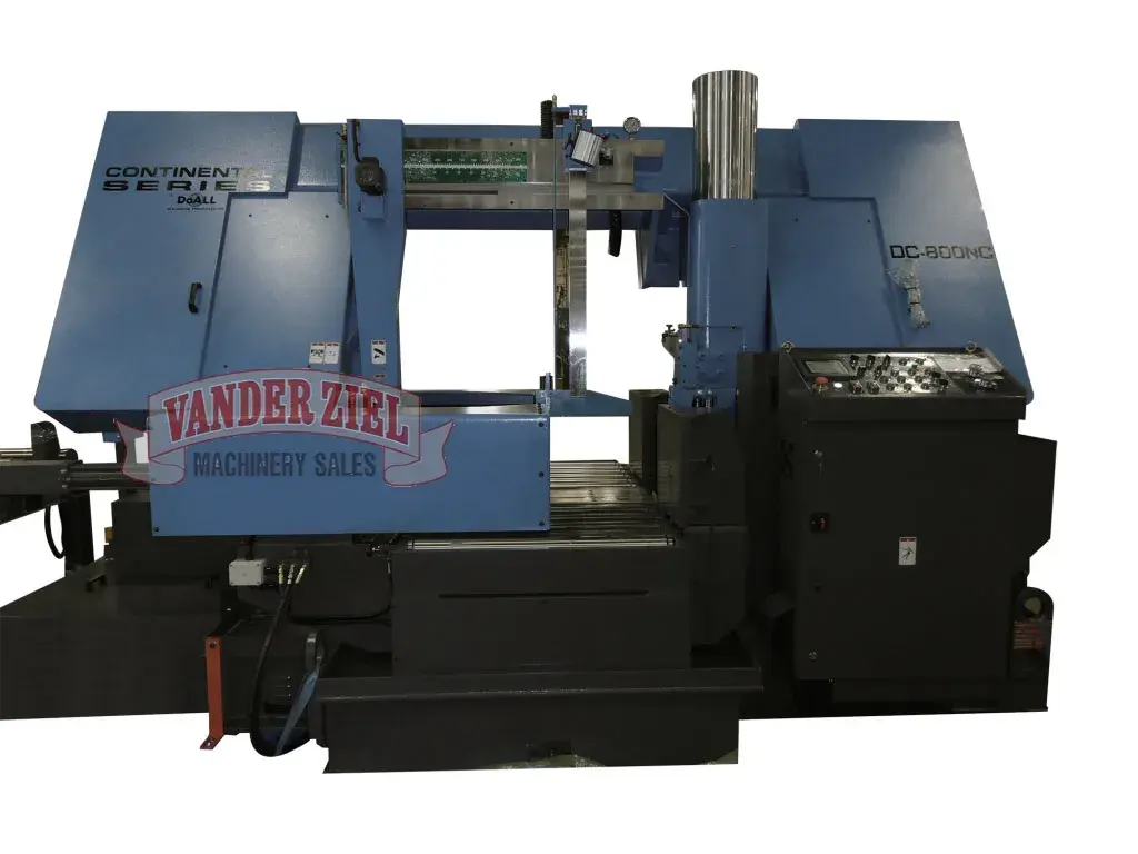 New | in-Stock DOALL DC-800NC Horizontal Band Saws Michigan US | Vander Ziel Machinery Sales #480306