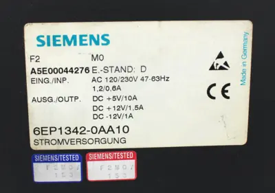 USED SIEMENS G34924-W1022-C010-A7