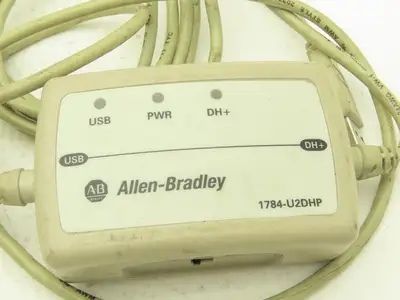 Allen Bradley 1784-U2DHP/A USB-to-Data Highway DH+ 8-Pin DSUB Cable FW.REV 1.007