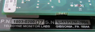 NEW TELEDYNE 1803-0200-07 MOTHERBOARD 1860-0800-01 1803020007