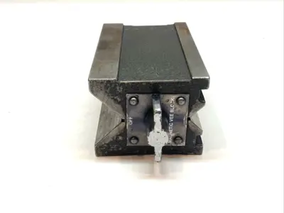 Magnetic Vee Block 6" Dual Sided V-Block w/ Switch