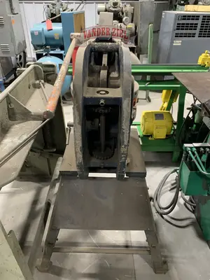 Rotex Rotary Turret Hand Punch, on floor stand, 12", 12 station