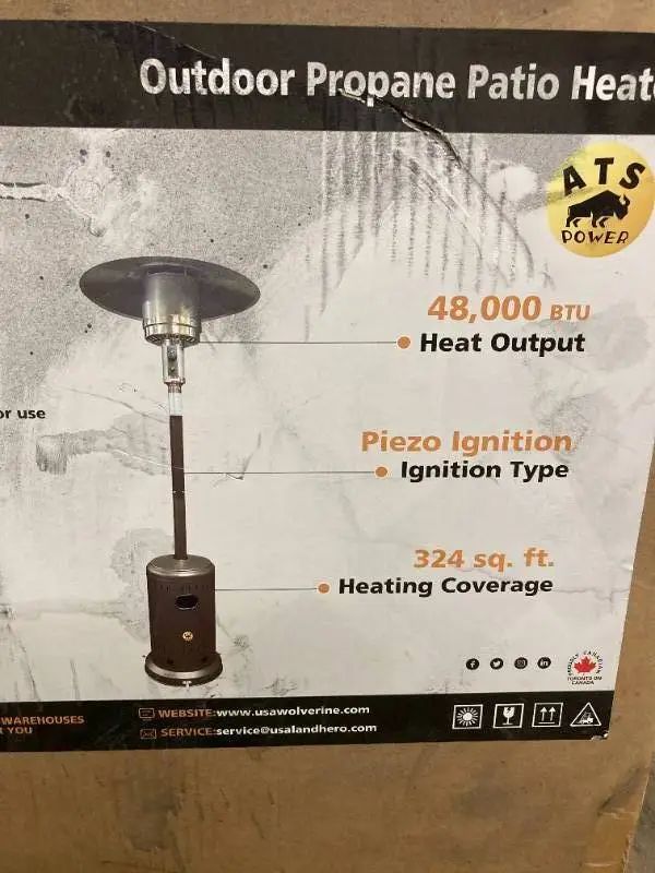 ATSPOWER Outdoor Propane Patio Heater 2025
