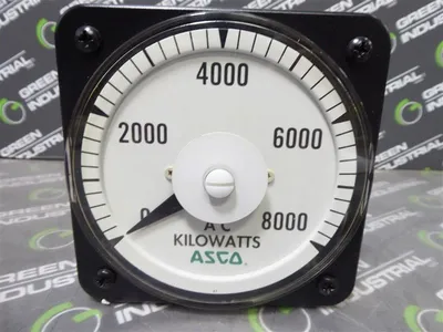 Yokogawa 103221AXGJ7LGT 0-8000 AC Kilowatts Meter Used