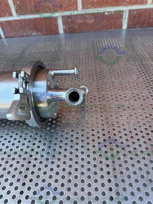 USED ALLEGHENY BRADFORD 6.2 LITER STAINLESS STEEL FILTER HOUSING 150 PSI