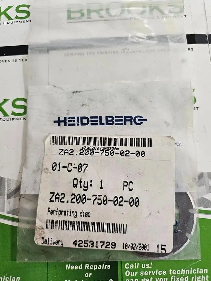 USED HEIDELBERG ZA2.200-750-02-00