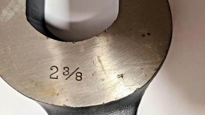 New Heavy Duty Wrench 2-3/8 & 2-3/16 Open Double End BILLINGS Made In USA