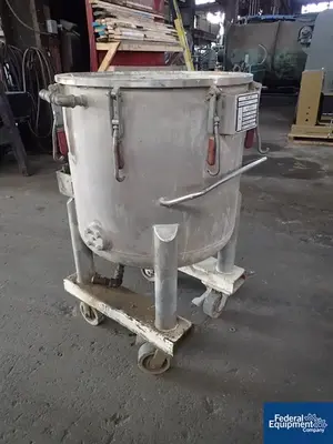 USED Steelcraft Bowers 40/15 HP Bowers Vacuum Mixer, S/S, 50 Gal