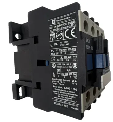NEW TELEMECANIQUE LC1D0910L6 CONTACTOR 208V 60HZ LC1D0910