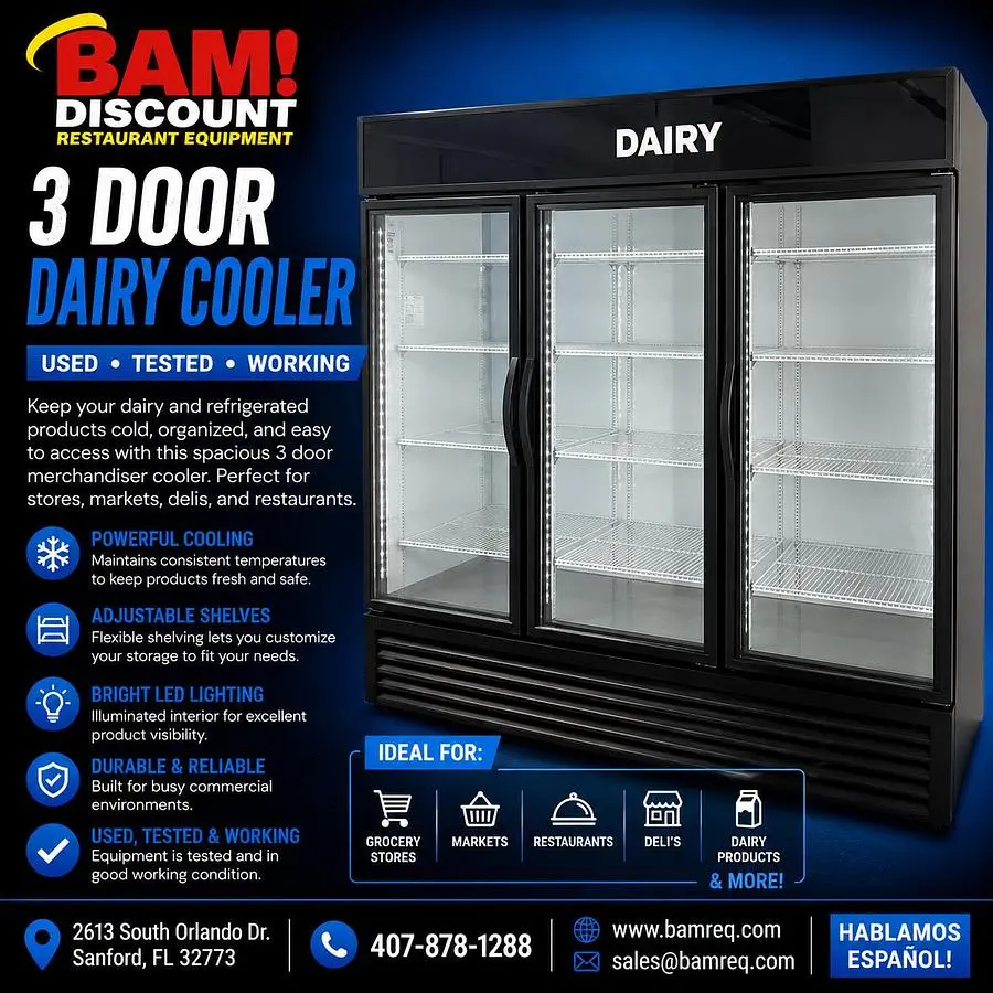 Used DAIRY GDM - 72-HC - TSL01 Refrigerators Florida US | BAM Discount Restaurant Equipment #1251390