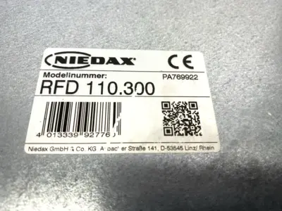 USED NIEDAX VERTICAL 90° ELBOW CABLE TRAY SYSTEM 110 X 300MM SHELFWARE