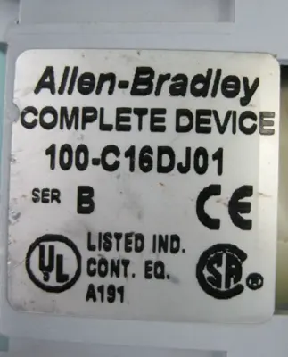 Used Allen-Bradley 100-C16D*01 Misc Electrical & Power Parts New Hampshire US | Bitter End Trading #1471237