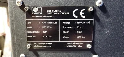 Used 2014 KNUTH DST1530 Plasma Cutters Georgia US | The Equipment Hub #1332067