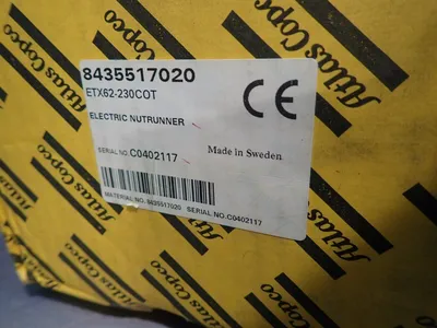 New | in-Stock ATLAS COPCO 8435517020 / ETX62230COT Miscellaneous MRO Ohio US | HGR 24 #727940