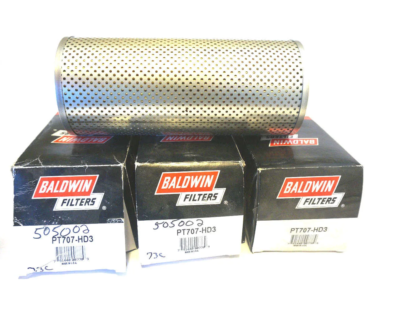 3 NEW BALDWIN PT707- HD3 FILTERS PT707HD3