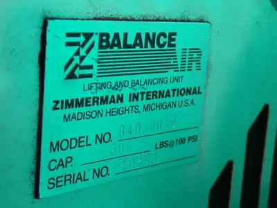 USED Z BALANCE AIR BA030080