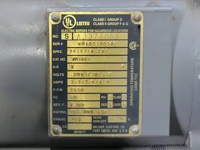 Used BALDOR VM7013 Motors (misc) British Columbia CA | Lenmark #247288