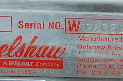 USED BELSHAW MARK 11
