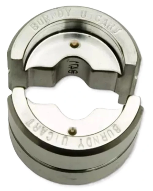 Burndy Hubbell U1CART 12 Ton U Crimper Die, Aluminum #1 AWG, Y35 Y39 Y46 Y783 [Refurbished]