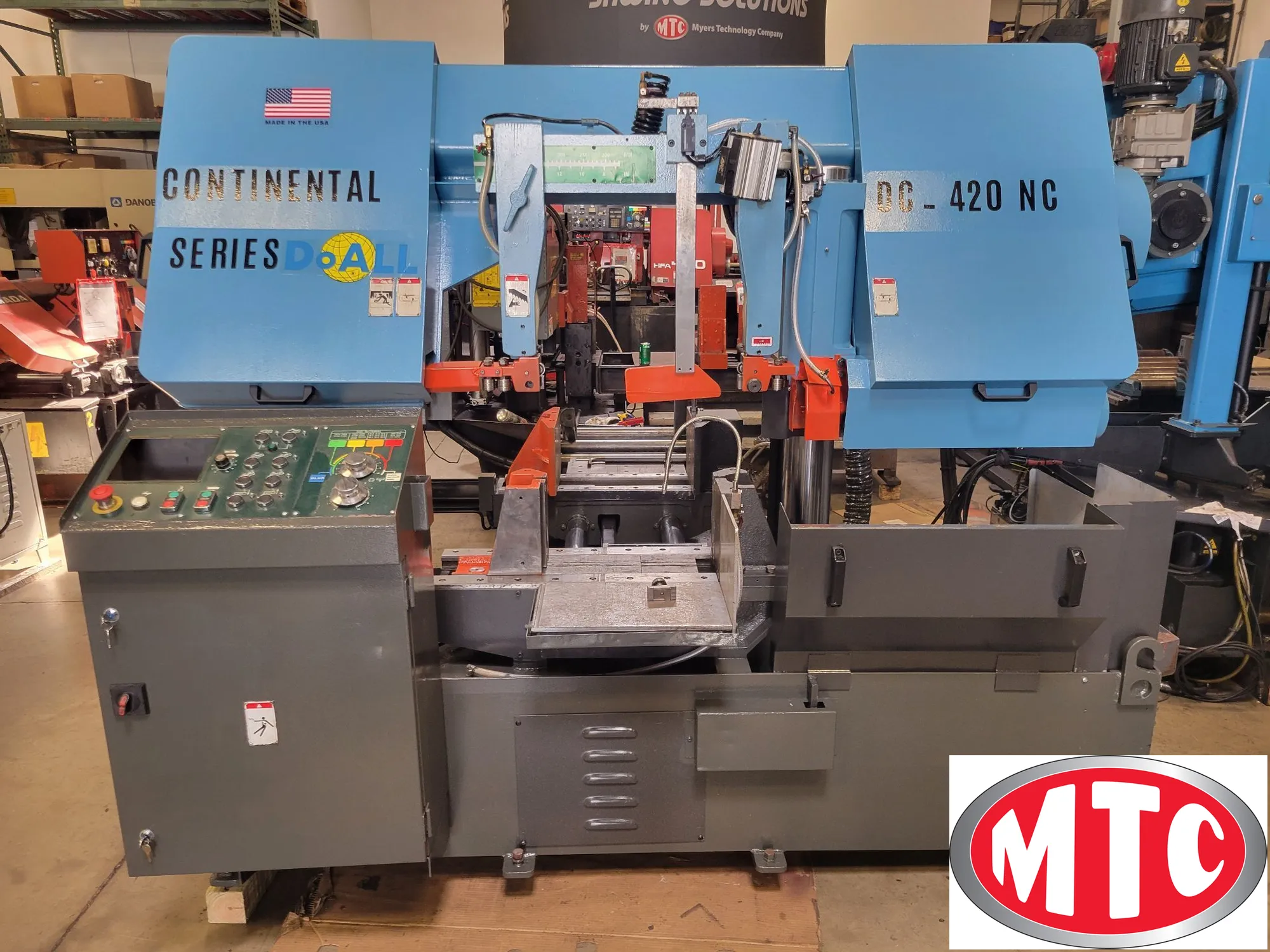 Used 2018 DOALL DC-420NC | Horizontal bandsaw Automatic