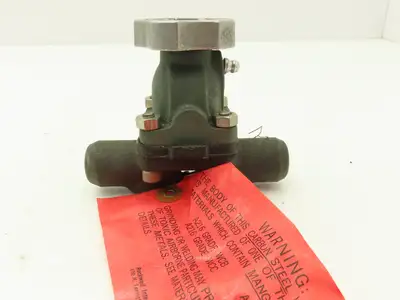 Rockwell Hanna 1/2" Diaphragm Pinch Valve Buttweld Fig CWP 5