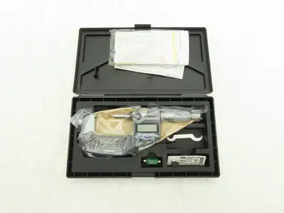 Mitutoyo 293-341-30 Digital Outside Micrometer 1-2" Range .00005" .001mm