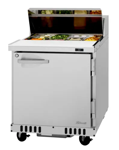 Turbo Air PST-28-FB-N-L 27 1/2" PRO Series Sandwich/Salad Prep Table w/ Refrigerated Base, 115v