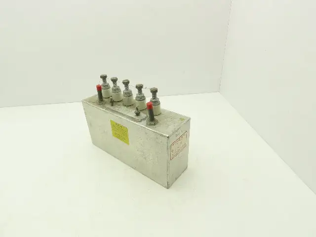 GE General Electric 19F605XA Pyranol Oil Filled Capacitor 300 Kvar 800V