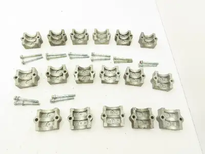 Rose Krieger Flange Clamp 1.5" Round Tube Aluminum Top Plate Only Lot of 17