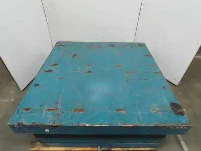 Advance Lifts 9500Lb. Hydraulic Scissor Lift Table 63"x64" Top 23-5/8" to 84"
