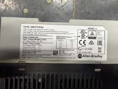 Used ALLEN-BRADLEY 25B-E1P7N104 Variable Speed Drives Quebec CA | Carter-Wilson Equipment Services #1486533