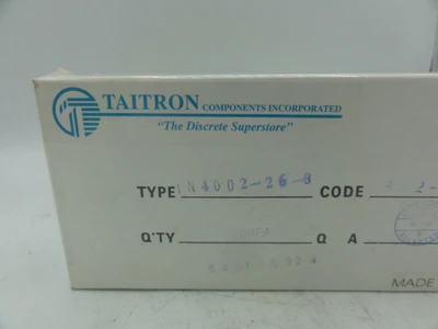 NEW TAITRON 1N4002-26-B