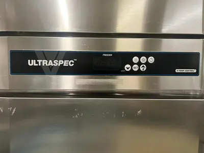 Used Victory Used Victory Ultraspec FS-1D-S1-HC Reach In Solid 2 Half Door Freezer 115V Freezers Illinois US | Falcon Restaurant Supply #1375039
