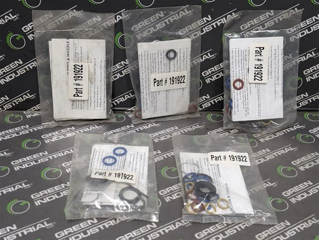 Lot of 5 Unbranded 191922 O-Ring & Nozzle Renewal Kits New