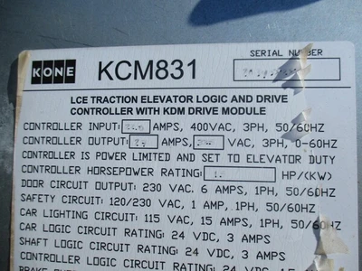 USED KONE KCM831
