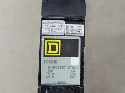 USED SQUARE D FH16015B