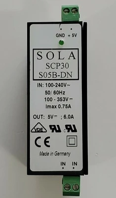 Used SOLA ["SCP30 S05B-DN", "SCP30"] Power Supplies Indiana US | J&J Industrial Supply #499073