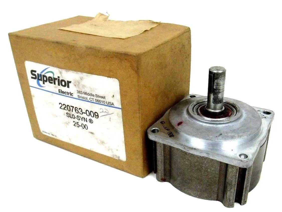 NEW SUPERIOR ELECTRIC 220763-009 SPEED REDUCER 220763009 SLO-SYN 25-00