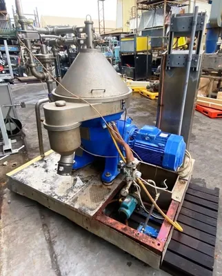 Alfa-Laval VNPX 510 SGD-34G-50 clarifier centrifuge skid, 316SS.