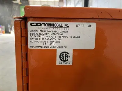 USED 2003 C&D TECHNOLOGIES FR18L640