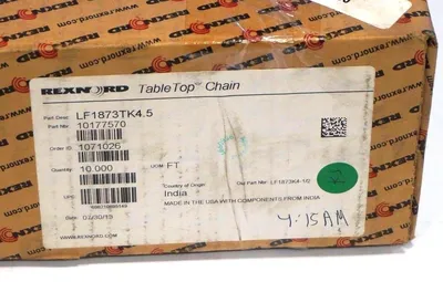NEW REXNORD LF1873TK4.5 TABLETOP CHAIN LF1873TK45