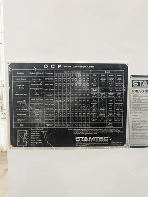 USED 2014 STAMTEC STAMTEC OCP-60 PRESS