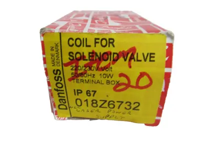 NEW DANFOSS 018Z6732 COIL FOR SOLENOID VALVE