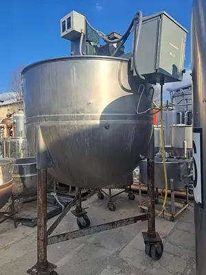 Kettle, 500-Gallon, Stainless Steel, Double Motion, Agitated, Lee #5991292