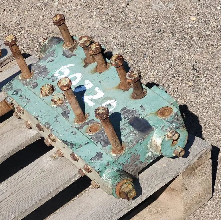 USED WATER BLASTING FLUID END