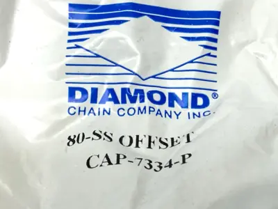 New | in-Stock Diamond Chain Company Offset Link 80-SS Miscellaneous MRO Michigan US | Maverick Industrial Sales #1413538